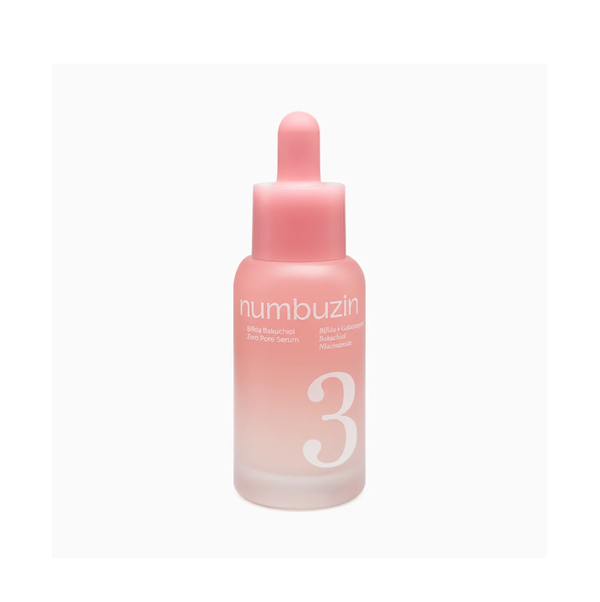 NUMBUZIN No.3 Bifida Bakuchiol Zero Pore Serum 30ml  نومبوزين سيروم مرطب للبشرة يحسن مظهر المسام وينعم ملمسها غني بالنياسيناميد والباكوتشيول
