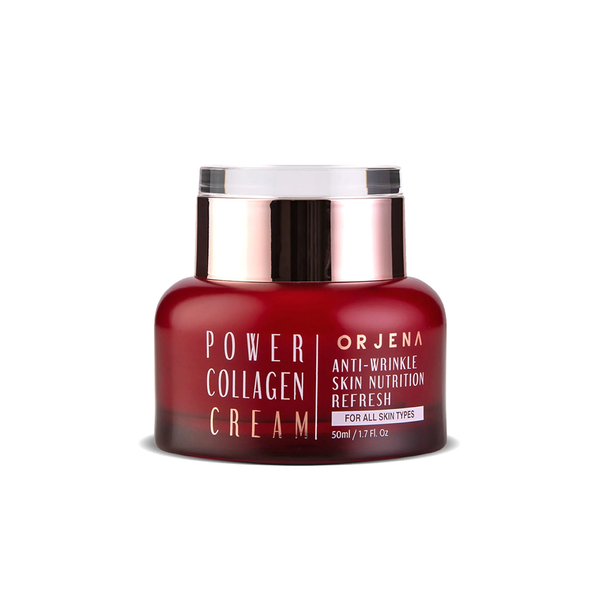 ORJENA Power Collagen Cream 50ml  اورجينا كريم الكولاجين يرطب ويغذي ويعزز مرونة البشرة 