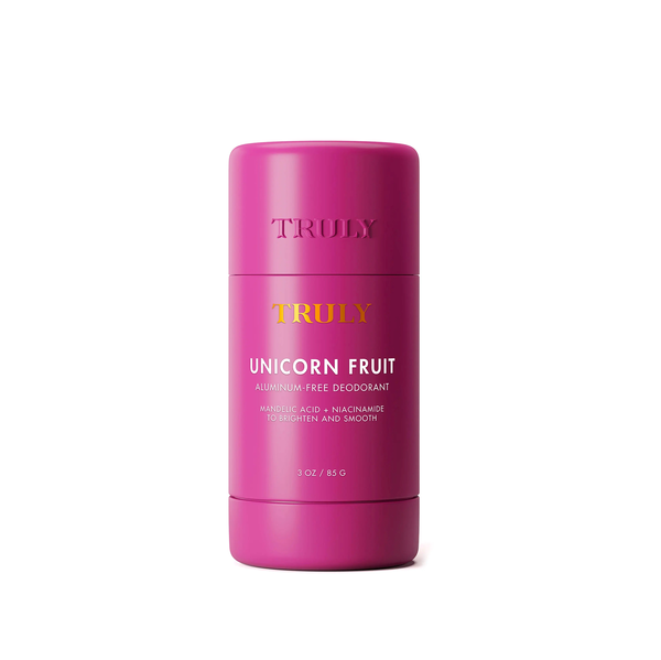 TRULY Unicorn Fruit Aluminum-Free Deodorant 85g  ترولي مزيل تعرق خالي من الالمنيوم غني بحمض الماندليك والنياسيناميد 