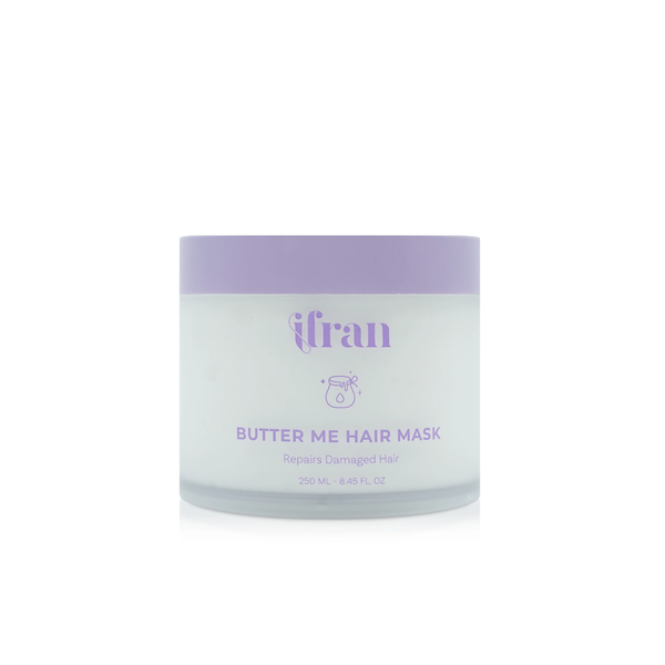 IFRAN Butter-Me Hair Mask Repair Damaged 250ml  ايفران ماسك للعناية المكثفة بالشعر يرمم الالياف ويحسن الملمس 