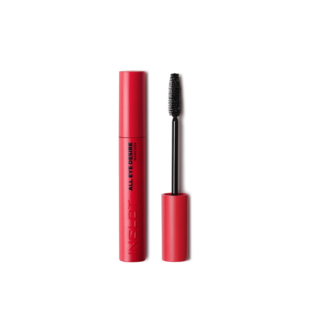 INGLOT ALL EYE DESIRE Mascara 8.5ml  انجلوت ماسكارا تمنح الرموش كثافة وطولًا بلمسة مطفية