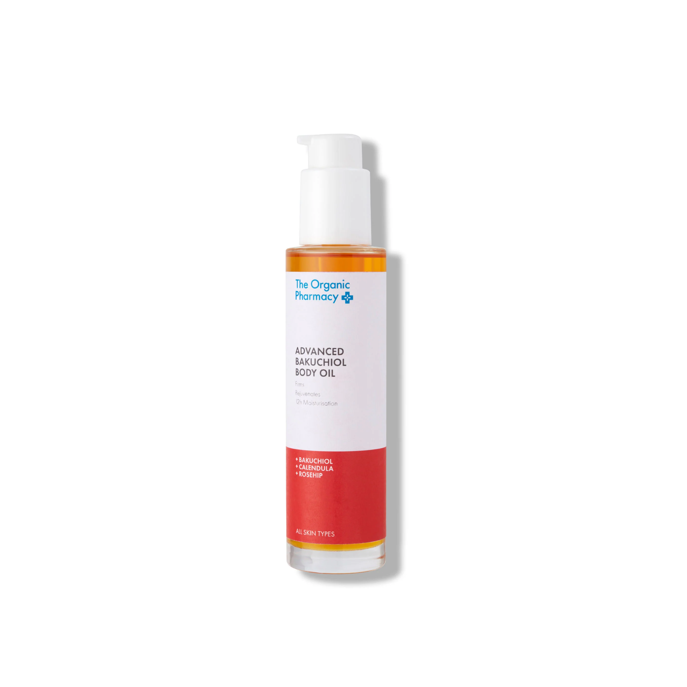 THE ORGANIC PHARAMCY Bakuchiol Body Oil for Firming, Wrinkles & Skin Elasticity 100ml  ذا اوركانك فارمسي زيت مرطب للجسم يشد نسيج الجسم ويعزز ومرونته