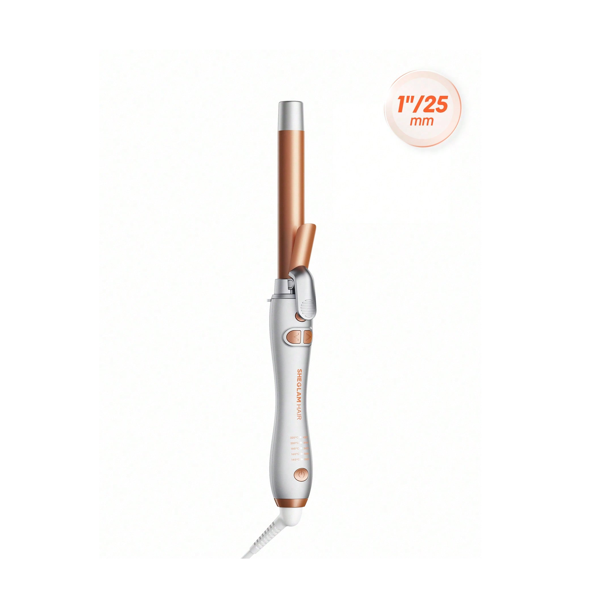 SHEGLAM HAIR It-Curl Rotating Curling Iron 1/25MM  شيكلام مكواة لتجعيد وتصفيف الشعر 