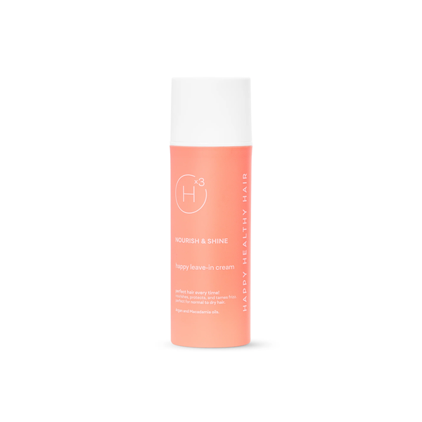 HX3 Happy Mask Nourish & Shine Argan and Macadamia oils 150ml ليف ان كريم يرطب الشعر ويغذيه ويمنحه نعومة ولمعان غني بزيت الأرغان وزيت المكاديميا