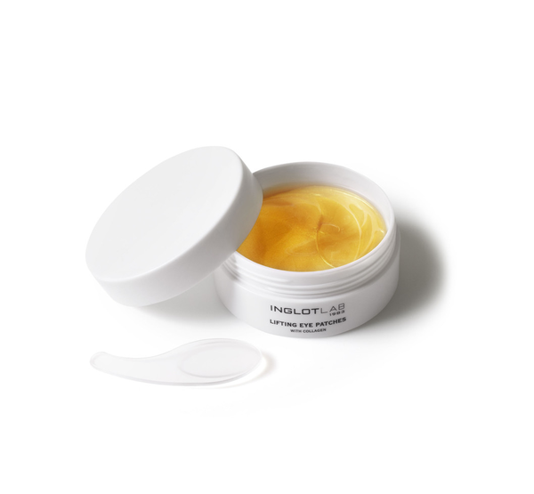 INGLOT LAB Lifting Eye Patches with Collagen 95g  انجلوت بادات الكولاجين المرطبة لمنطقة تحت العينين تمنحها اشراقة وتحسن مظهر الخطوط الدقيقة والهالات الداكنة