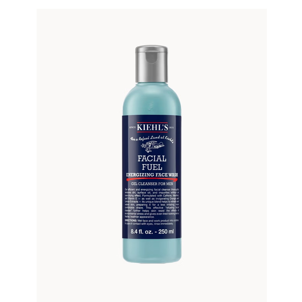 KIEHL'S Facial Fuel Energizing Face Wash 250ml  كيلز غسول للبشرة منشّط ينظف البشرة ويمنحها مظهراً أكثر إشراقاً وانتعاشاً للرجال