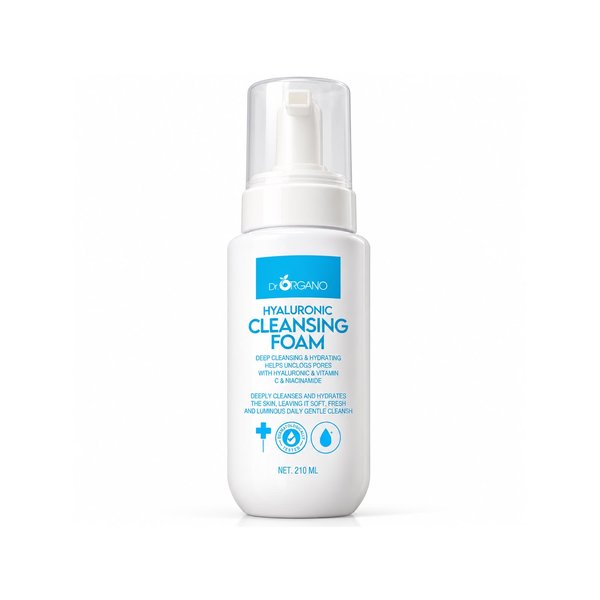 DR. ORGANO HYALURONIC CLEANSING FOAM 210ml دكتور أورگانو غسول رغوي منظف للبشرة 
