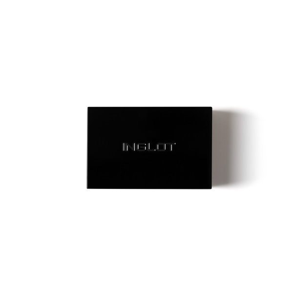 INGLOT Freedom System Flexi Palette with Mirror Black 2  انجلوت باليت ثنائي مغناطيسي فارغ قابل لإعادة التعبئة مدمج بمرآة باللون الاسود