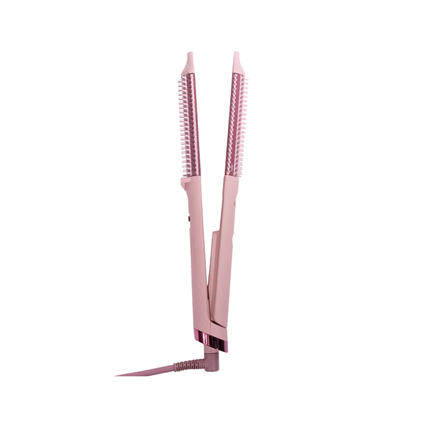 CLARA DUAL SLIM BRUSH - PINK C19  كلارا جهاز تمليس وتصفيف الشعر باللون الوردي