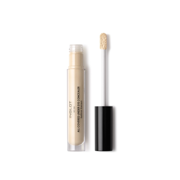 INGLOT ALL COVERED UNDER EYE CONCEALER  انجلوت كونسيلر خافي عيوب بتركيبة حريرية مقاومة للماء