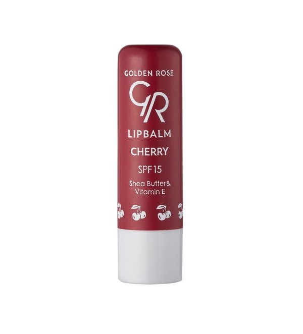 GOLDEN ROSE Lip Balm - Cherry كولدن روز مرطب شفاه ملون برائحة الكرز