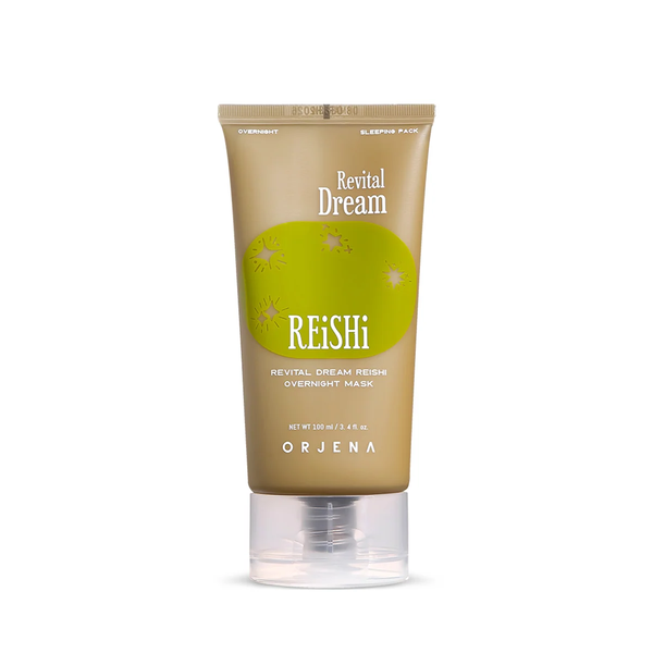 ORJENA Revital Dream Overnight Mask 100ml - Reishi  اورجينا ماسك ليلي يرطب البشرة ويحسن مظهر مرونتها ونعومتها غني بمستخلص فطر الريشي