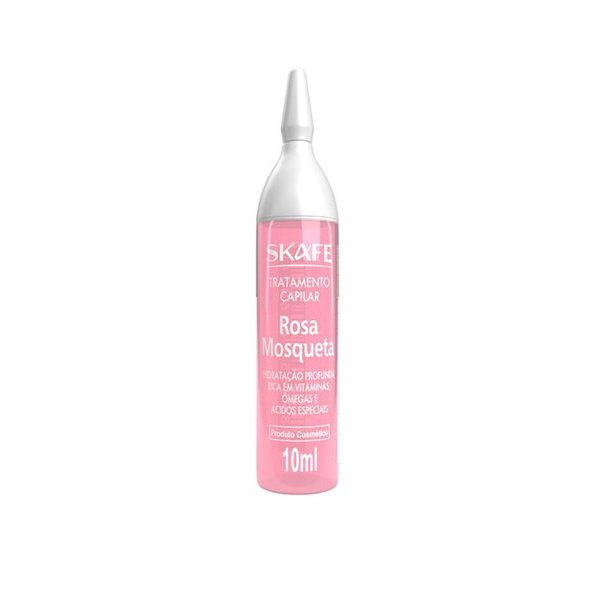 SKAFE Keraform Tratamento Capilar Rosa Mosqueta 10ml سكافي سيروم  ثمر الورد يرطب الشعر المصبوغ والجاف ويصلح التلف