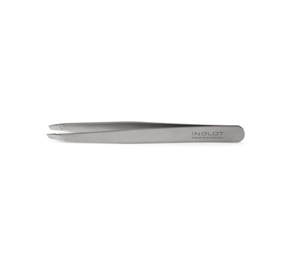 INGLOT Professional Cosmetic Tweezers p2 انكلوت ملقط ذات رأس مائل فولاذي 
